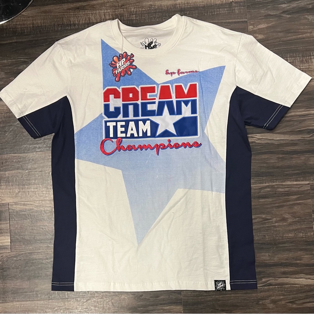 Men’s Hp Farms Cream Team Champions  Shirt